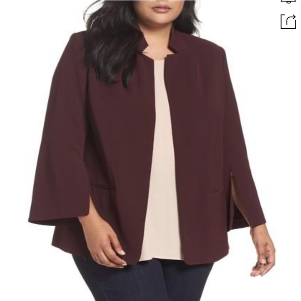 Vince Camuto Burgundy Blazer